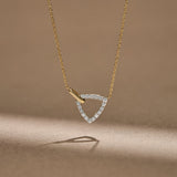 Trio Interlinked Diamond Necklace