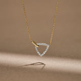 Trio Interlinked Diamond Necklace