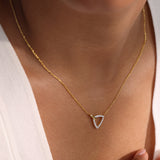 Trio Interlinked Diamond Necklace