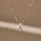 Diamond Dew Cluster Necklace
