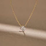 Diamond Dew Cluster Necklace