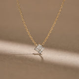 Diamond Dew Cluster Necklace