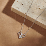 Paperclip Heart Necklace