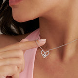 Paperclip Heart Necklace