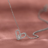 Paperclip Heart Necklace
