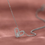 Paperclip Heart Necklace