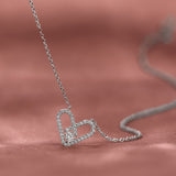 Paperclip Heart Necklace