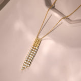 The Lightfall Line Diamond Necklace