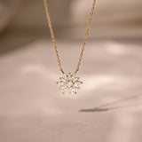 Snowflake Diamond Necklace