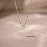 Snowflake Diamond Necklace