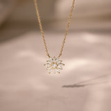 Snowflake Diamond Necklace