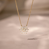Snowflake Diamond Necklace