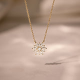 Snowflake Diamond Necklace