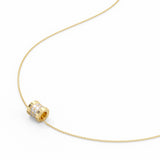 Bling Diamond Loop Necklace