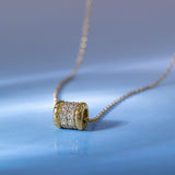 Bling Diamond Loop Necklace
