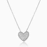 Diamond Studded Heart Necklace