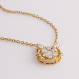 Whiskers Diamond Necklace