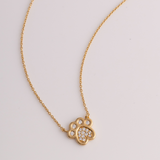 Cat Paw Diamond Necklace