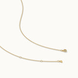 Cera Heart Lariat Necklace, 14K Gold Vermeil, 1/10 ct Lab Grown Diamond-7