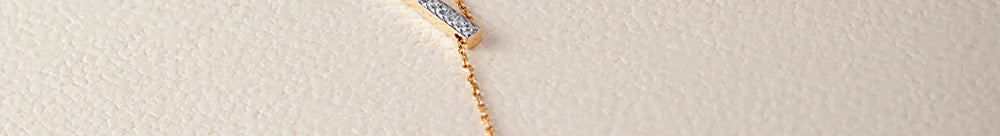 Adjustable Bar Diamond Lariat Necklace