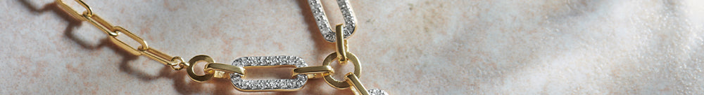Mop Lariat Necklace, 14K Gold Vermeil, 3/8 ct Lab Grown Diamond-1