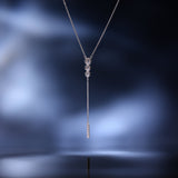 Trio Lariat Diamond Necklace