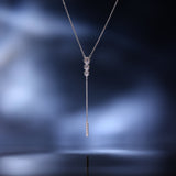 Trio Lariat Diamond Necklace