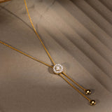Diamond Vibe Lariat Necklace