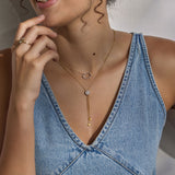 Diamond Vibe Lariat Necklace
