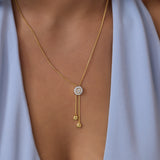 Diamond Vibe Lariat Necklace