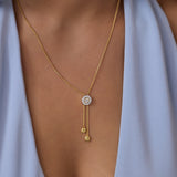 Diamond Vibe Lariat Necklace