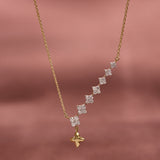 Starry Diamond Lariat Necklace