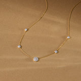 Shine Station Diamond Necklace