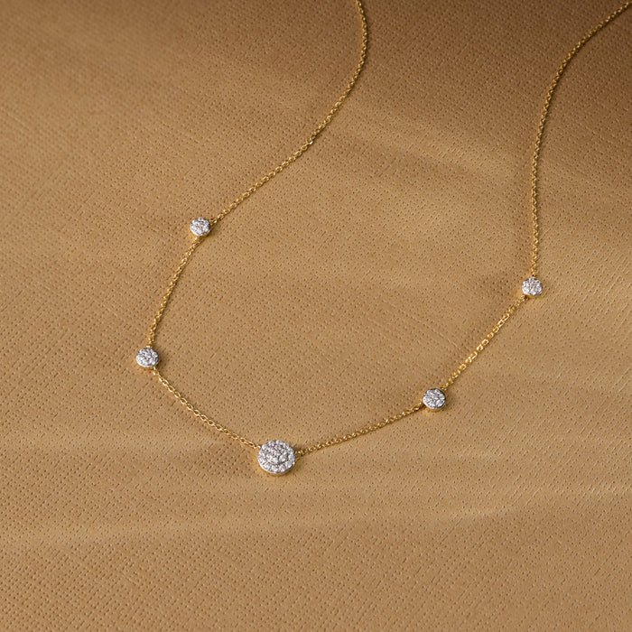 Shine Station Diamond Necklace