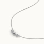 Intertwined Rope Diamond Necklace, Sterling Silver, 1/2 ct Lab Grown Diamond-6