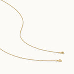 Croissant Diamond Necklace, 14K Solid Gold, 5/8 ct Lab Grown Diamond-7