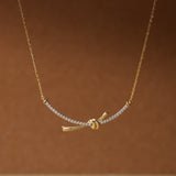 Knotted Diamond Necklace
