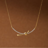 Knotted Diamond Necklace