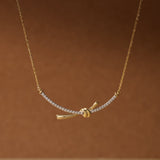 Knotted Diamond Necklace