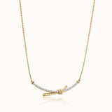 Knotted Diamond Necklace