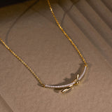 Knotted Diamond Necklace