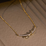Knotted Diamond Necklace