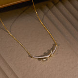 Knotted Diamond Necklace
