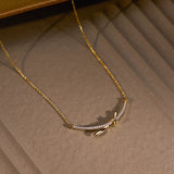 Knotted Diamond Necklace
