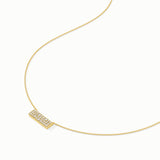 Stardust Diamond Bar Necklace
