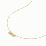 Stardust Diamond Bar Necklace
