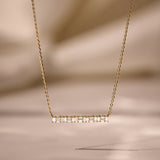 Brilliant Bar Necklace