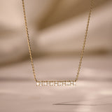 Brilliant Bar Necklace