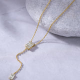 Peak And Drop Diamond Necklace