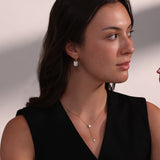Peak And Drop Diamond Necklace